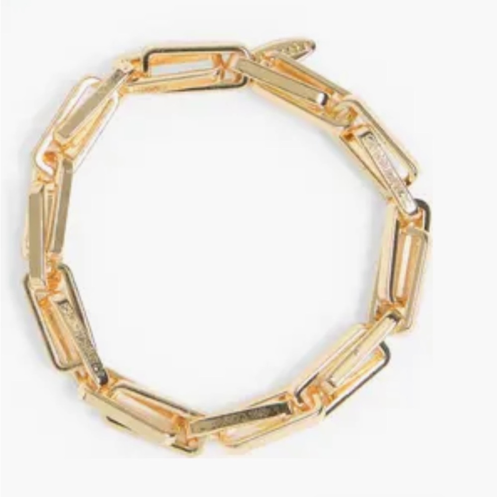 🛍️NWOT Natasha Chain Link Gold Tone Bracelet